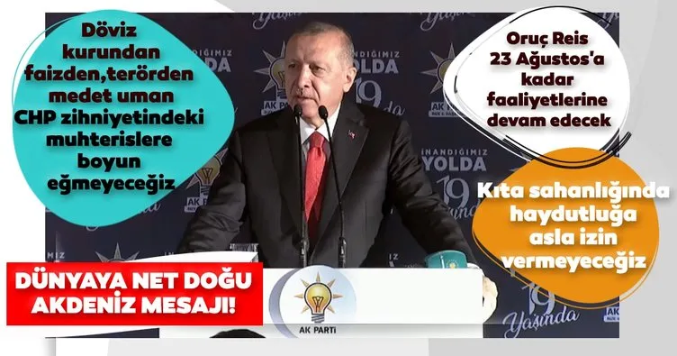 Başkan Erdoğan’dan önemli açıklamalar