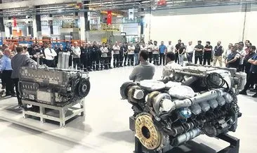 Altay tankının motoru test merkezine gitti #ankara