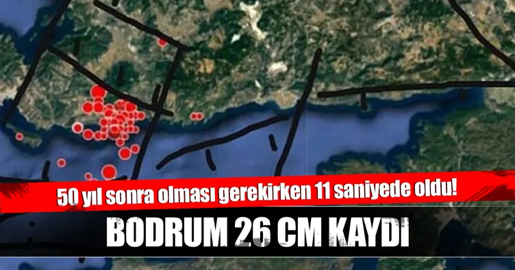 Bodrum 26 santimetre kaydı