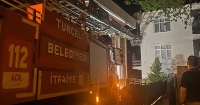 Tunceli’de kimsenin bulunmadığı evde mahsur kalan kediyi itfaiye kurtardı #tunceli
