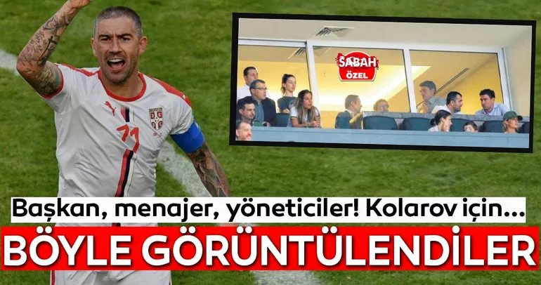 Kolarov adım adım Fenerbahçe’ye! İşte transfer görüşmesinin fotoğrafları...
