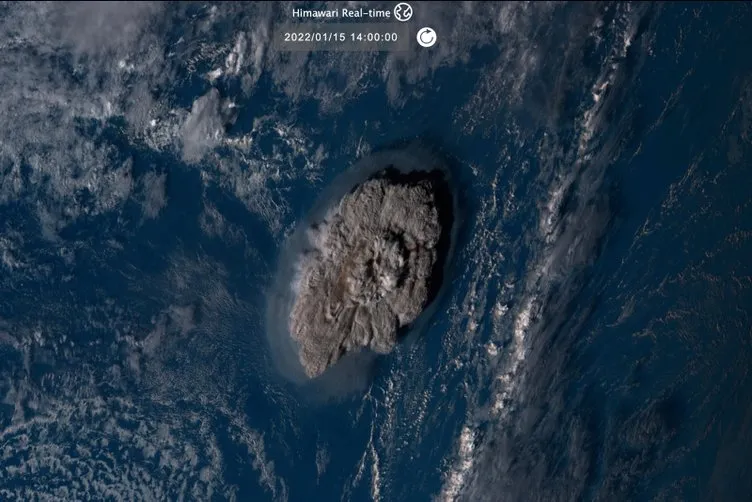 Dünyayı alarma geçirdi! Yanardağ felaketinde adalar battı: O anlar uydudan görüntülendi