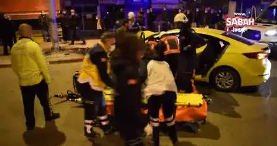 Malatya’da feci kaza! Araçta sıkışan taksi şoförü öldü | Video