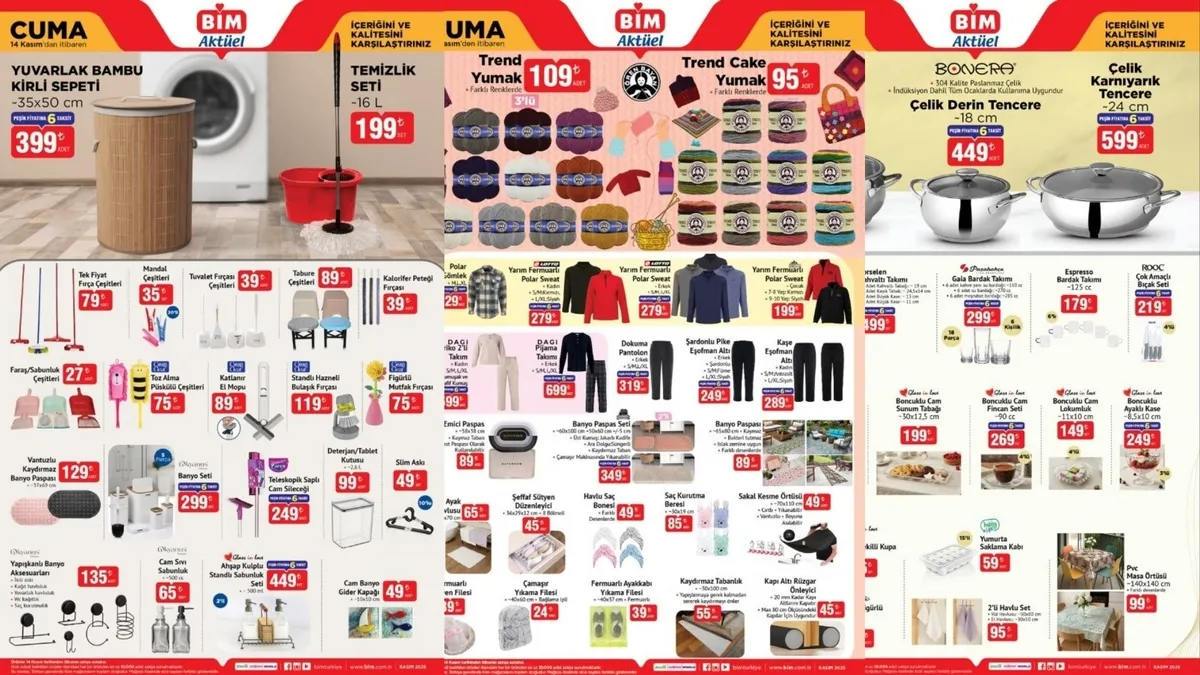 BİM AKTÜEL SATIŞTA! 💥 Bu hafta BİM aktüel ürünler neler, indirimli mi, kaç TL?