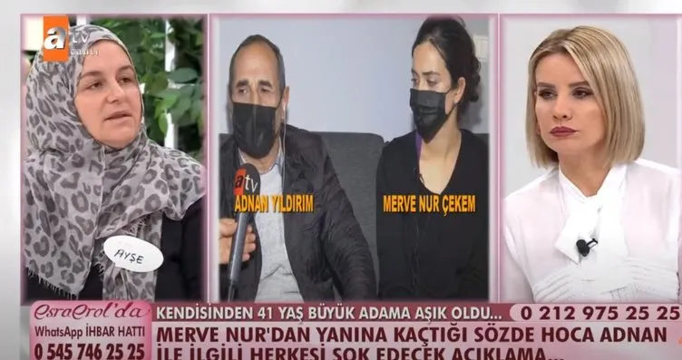 Esra Erol’da inanılmaz olay yaşandı! Merve Nur’dan herkesi şok edecek açıklama!