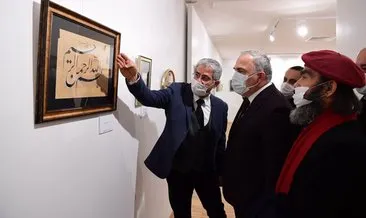Hat sanatının zarif kalemi Ali Alpaslan’ın şahsi sergisi açıldı