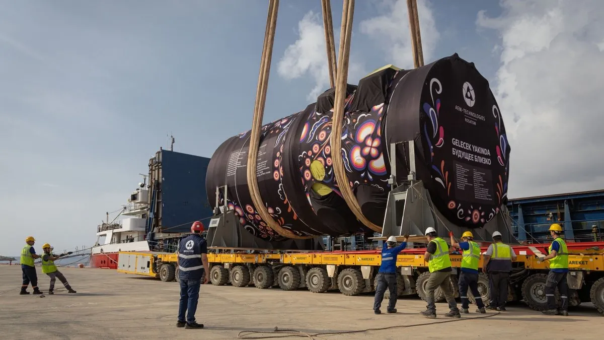 Akkuyu’da çalışmalar sürüyor: 4. Güç Ünitesi teslim edildi! Akkuyu’da çalışmalar sürüyor: 4. Güç Ünitesi teslim edildi!