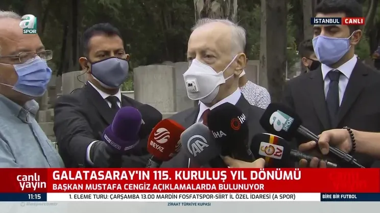 Galatasaray Başkanı Mustafa Cengiz: Camia olarak devletimizin yanındayız
