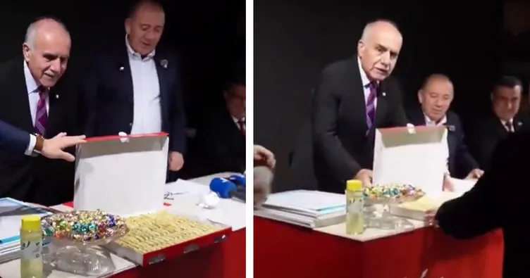 Gürsel Tekin’den bomba ’baklava kutusu’ göndermesi! CHP’li başkan yardımcısı rüşvet alırken suçüstü yakalanmıştı...
