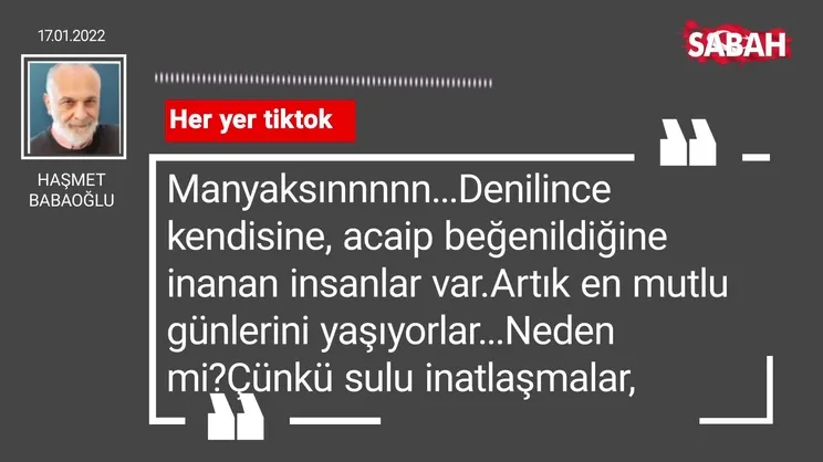 Haşmet Babaoğlu | Her yer tiktok