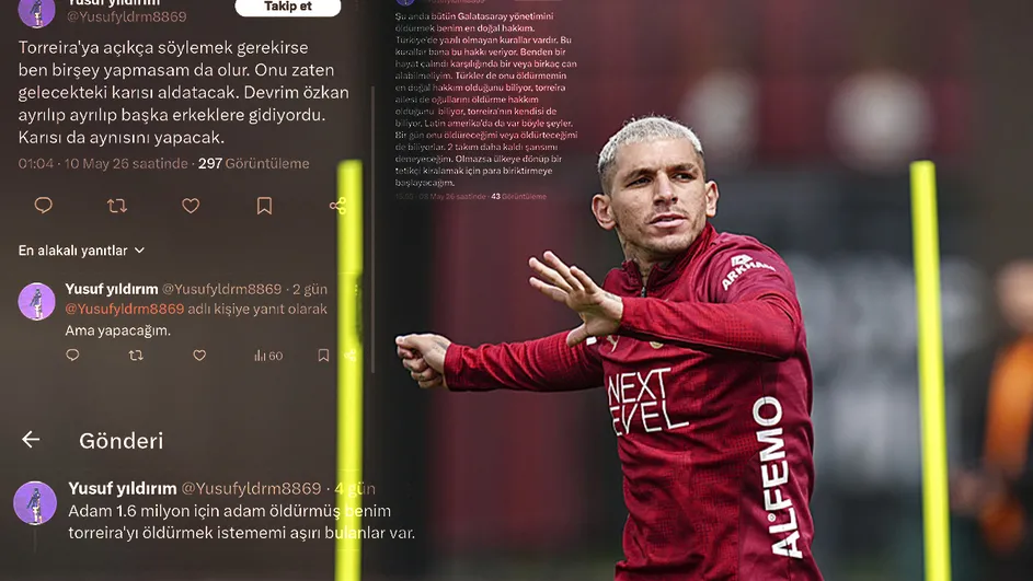 SON DAKİKA… Galatasaray yıldızı Lucas Torreira’ya yumruklu saldırı! Görüntüler ortaya çıktı: Kan donduran tehdit mesajları