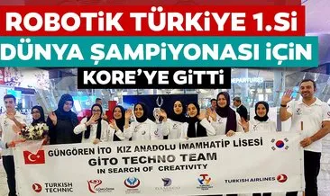 Türkiye’nin gururu öğrenciler! Güney Kore’ye uğurlandı