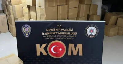 Nevşehir’de 6 ton 880 kilo kaçak tütün ele geçirildi #nevsehir