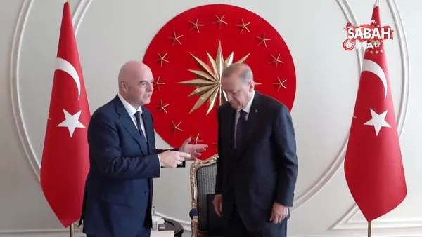 Cumhurbaşkanı Erdoğan, FIFA Başkanı Infantino ile görüştü | Video