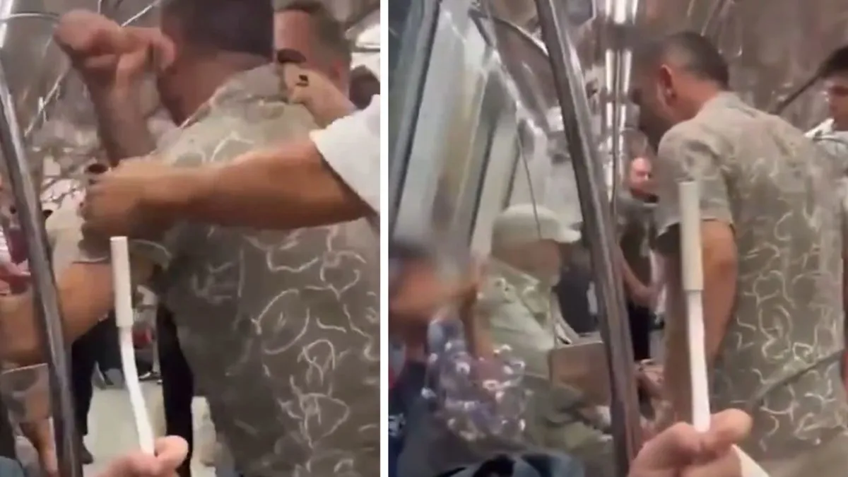 Metroda küçük çocuğa saldırı: Yolcular engellemeye çalıştı! Soruşturma başlatıldı...