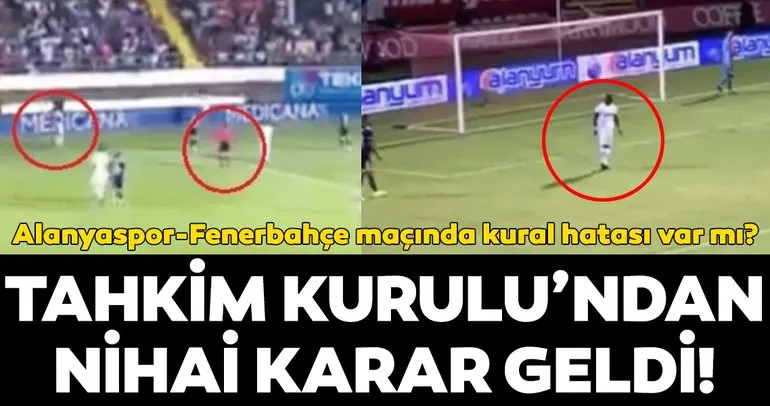 Son dakika: Tahkim Kurulu’ndan Fenerbahçe’ye ret!