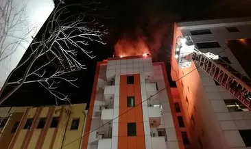 İzmir’de yangın paniği! 5 katlı otel tahliye edildi #izmir