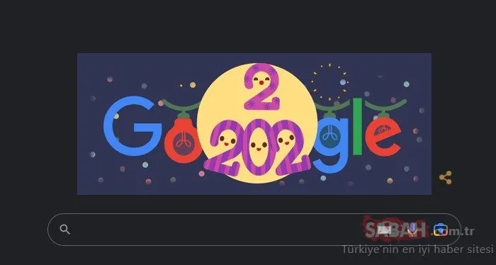 Google Yılbaşı Gecesi 2022 doodle’ı dikkat çekti! İşte Yılbaşı Gecesi’ne özel 2022 Google doodle