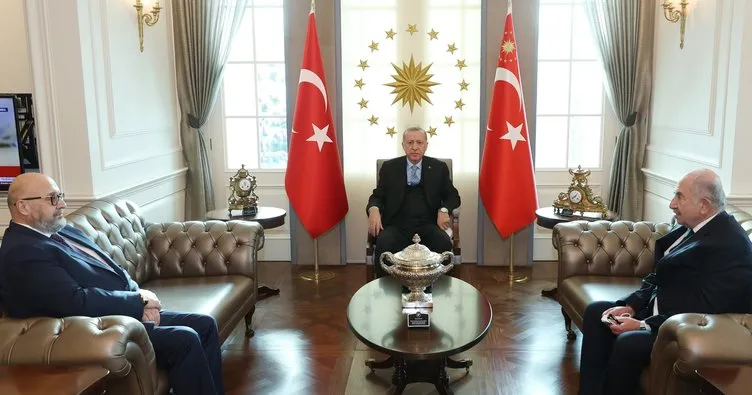 Başkan Erdoğan, Ermeni Vakıflar Birliği Başkanı Şirinoğlu’nu kabul etti