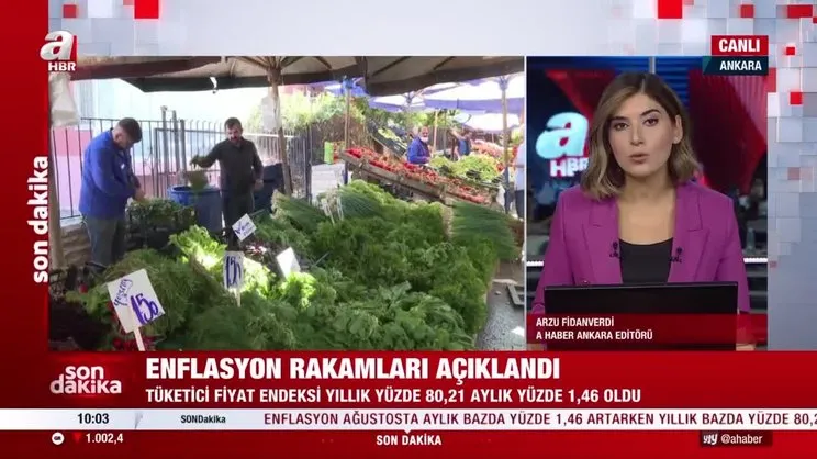 SON DAKİKA! Enflasyon oranı belli oldu: TÜİK Ağustos ayı enflasyon rakamlarını açıkladı | Video