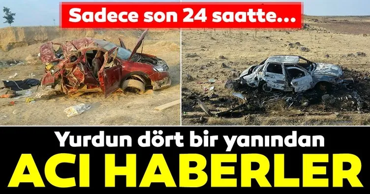Bayram tatilinde trafik kazalarının acı bilançosu: 52 ölü, 427 yaralı!