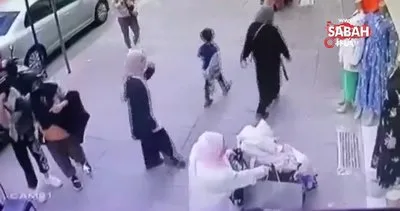Fatih’te yüzü maskeli 2 hırsız, tekerlekli sandalyeli kadının çantasını böyle çaldı | Video