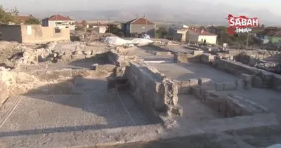 İç Anadolu’nun en büyük mozaik yapısı ortaya çıkıyor