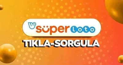 SÜPER LOTO ÇEKİLİŞ SONUÇLARI AÇIKLANDI! 26 Ocak Milli Piyango Süper Loto kazanan numaraları TIKLA-ÖĞREN