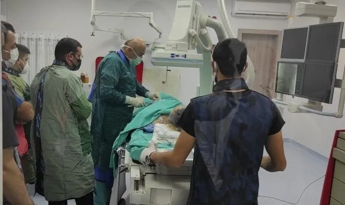 Elbistan Devlet Hastanesi’nde ilk stent uygulaması yapıldı