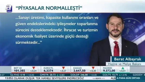 Bakan Albayrak: Türkiye pozitif büyüme ivmesi yakaladı