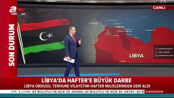 Libya'da Hafter'e bir darbe daha! Libya Ordusu orayı da kontrol altına aldı | Video