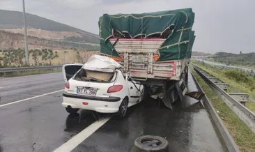 Otoyolda feci kaza 1 kişi öldü