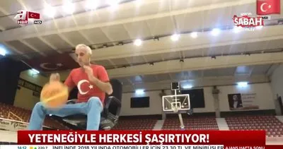 İzmir’de temizlik görevlisinin basketbol yeteneği görenleri şaşırtıyor