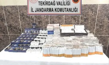 7.800 adet dolu makaron ele geçirildi #tekirdag