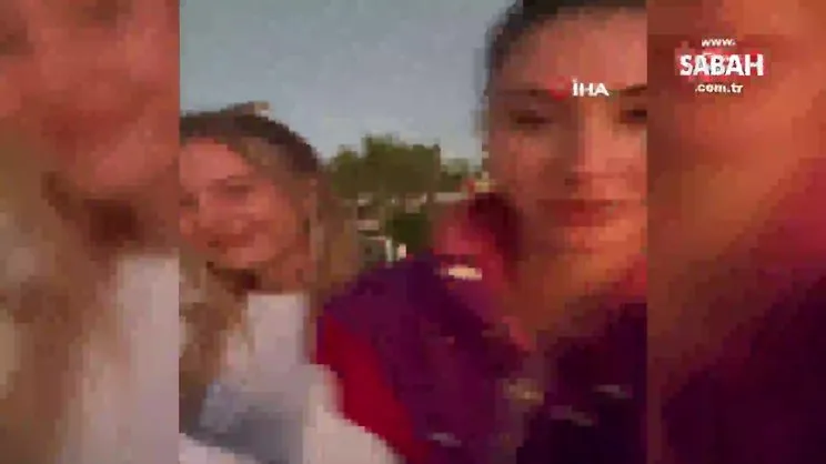 Şeyma Subaşı Amerikan bayraklı lüks bir teknede tatil yaparken görüntülendi | Video