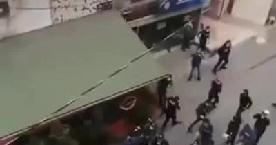 Polisin kafasına tuğla | Video