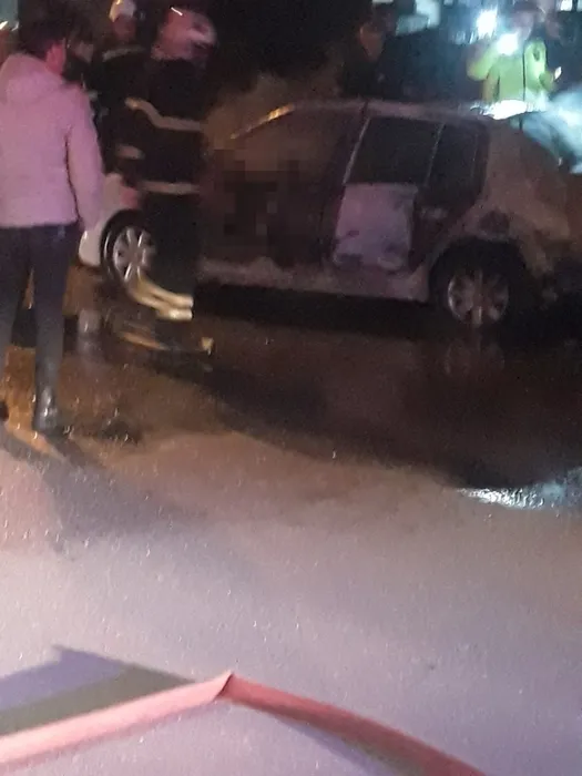 Isparta’da korkunç görüntü: Sürücü yanarak can verdi!