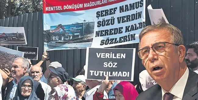 Kentsel Dönüşüm Protestosu