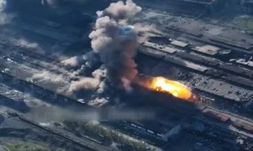 SON DAKİKA |Rus ordusu tarafından vurulmuştu! Dünyanın konuştuğu fabrikaya ait saldırı görüntüleri ortaya çıktı |Rusya Ukrayna savaşı son durum