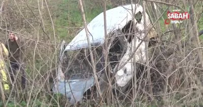 TEM Otoyolu’nda kontrolden çıkan otomobil şarampole yuvarlandı: 1 ölü | Video