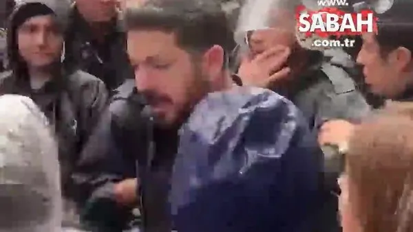 Kadıköy'de teröristbaşı Öcalan lehine sloganlar atıldı: Bir HDP'li kargaşada polisin yüzüne yumruk attı | Video