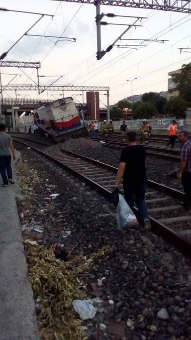 İzmir'de tren kazası