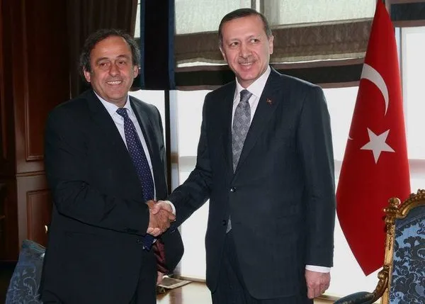 Erdoğan - Platini görüşmesi