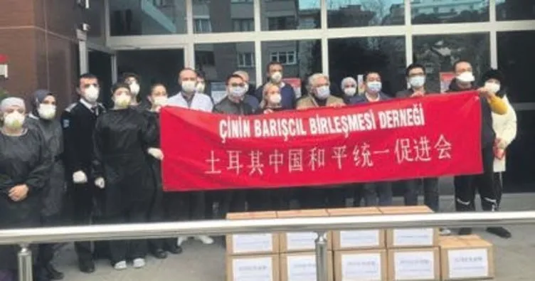 Çin’den Maltepe’ye 10 bin maske bağışı