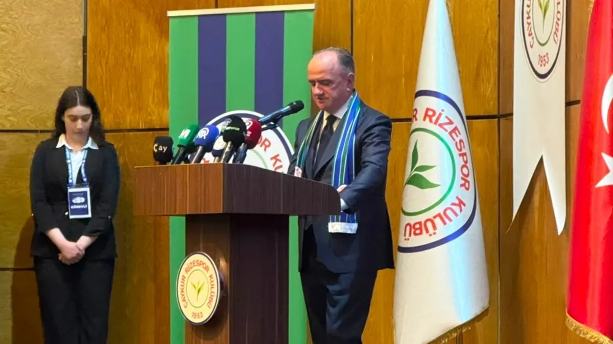 Çaykur Rizespor'un yeni başkanı Ali Zeki Saruhan