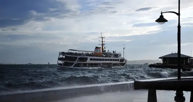 İstanbul’da vapur seferlerine hava muhalefeti engeli İstanbul’da vapur seferlerine hava muhalefeti engeli