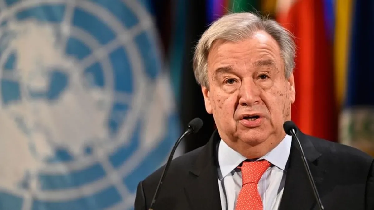 BM Genel Sekreteri Guterres’ten mesaj: “Bu savaşı halk seçmedi”