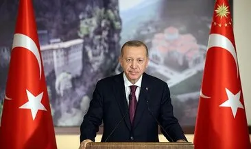 Son dakika: Başkan Erdoğan: Milletimizin varlığını kabul edemeyenler Ayasofya bahanesi ile kin kustular
