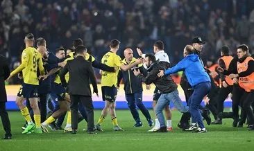 Trabzonspor-Fenerbahçe maçındaki olaylar sonrası 3 futbolcu için karar!