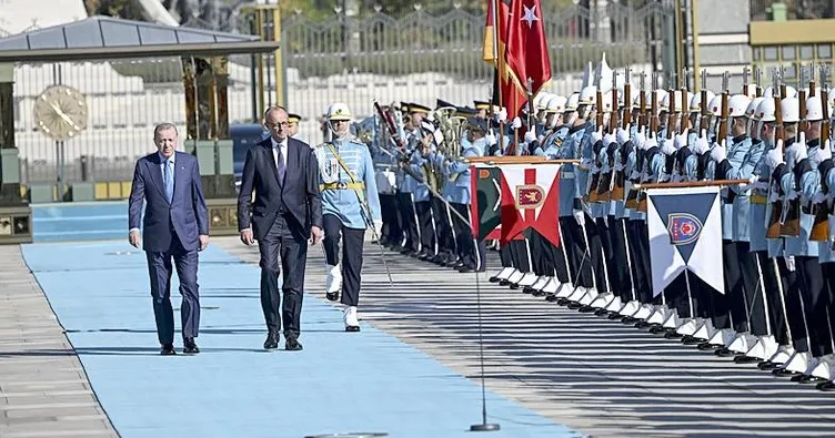Başkan Erdoğan, Külliye’de Almanya Şansölyesini ağırladı: AB’ye tam üyelik stratejik hedef